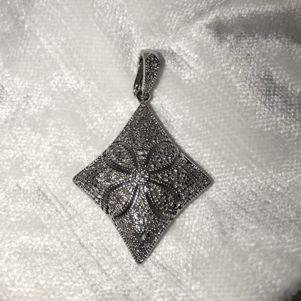 Affinity Sterling Silver (925) Diamond Enhancer/P… - image 1